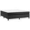 vidaXL Bed Frame without Mattress Black 180x200 cm Super King Faux Leather