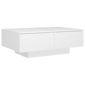 vidaXL Coffee Table White 90x60x31 cm Engineered Wood