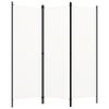 vidaXL 3-Panel Room Divider White 150x180 cm