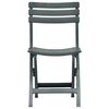 vidaXL Folding Garden Chair 2 pcs Plastic Green