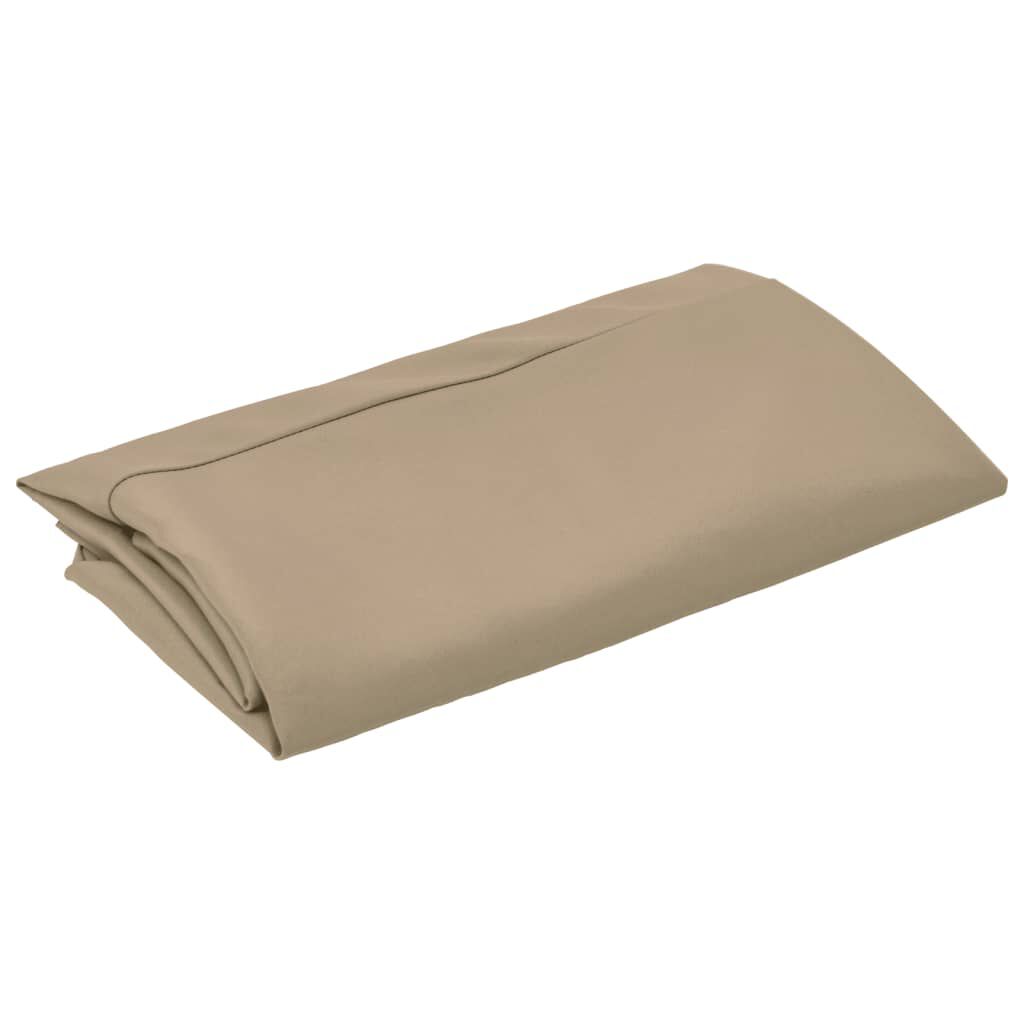 vidaXL Replacement Fabric for Cantilever Umbrella Taupe 300 cm