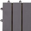 vidaXL Decking Tiles 10 pcs Grey Wash 30x30 cm Solid Acacia Wood