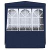 vidaXL Professional Party Tent with Side Walls 2x2 m Blue 90 g/m²