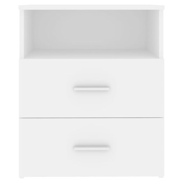vidaXL Bed Cabinet White 50x32x60 cm