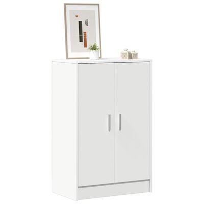 vidaXL Shoe Cabinet White 60x35x92 cm Engineered Wood, white vidaXL Shoe Cabinet White 60x35x92 cm Engineered Wood