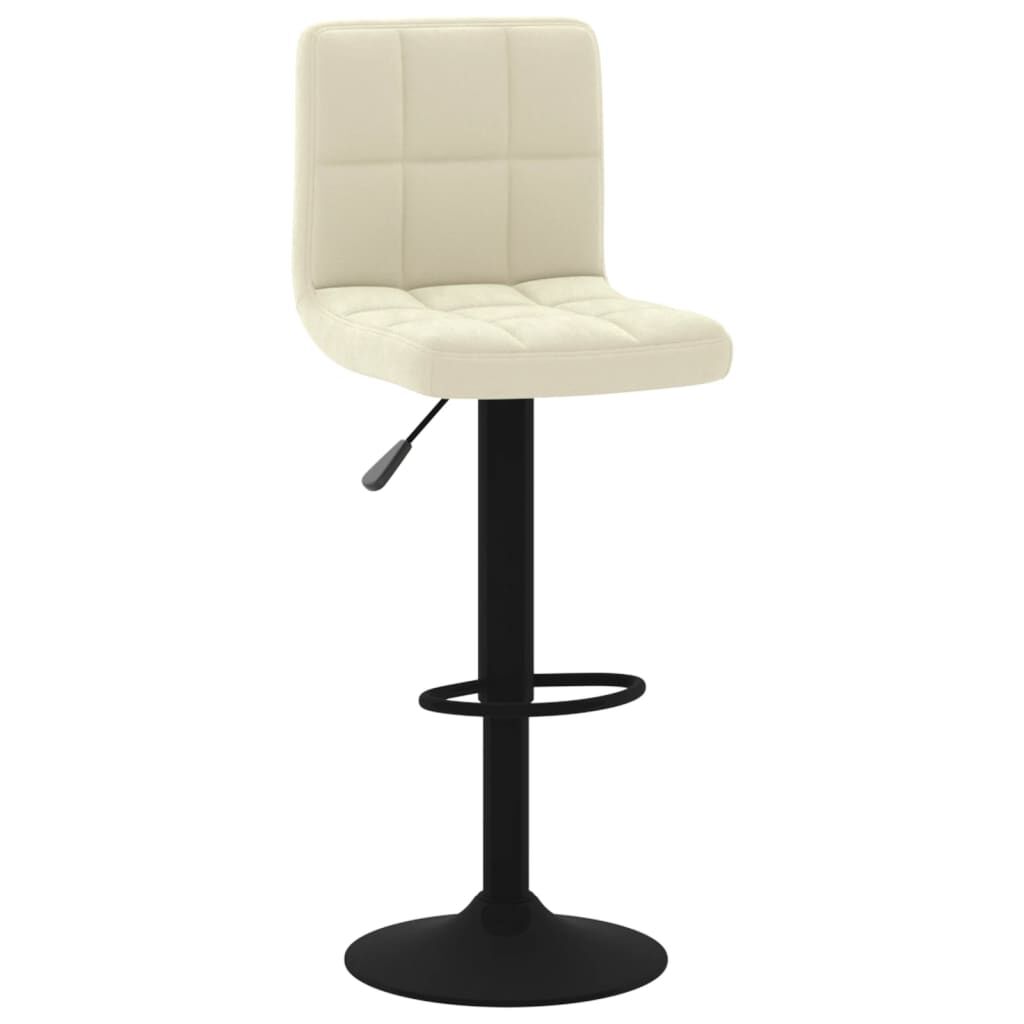 vidaXL Bar Stools 2 pcs Cream Velvet