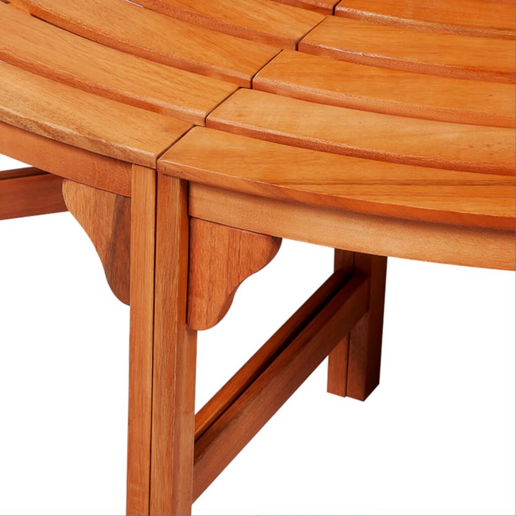 vidaXL Tree Bench Ø 160 cm Wood