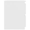 vidaXL Bedside Cabinets 2 pcs White 30x30x40 cm Engineered Wood