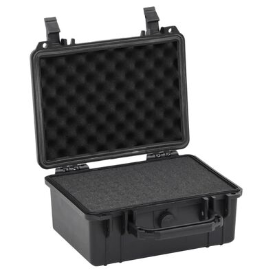 vidaXL Portable Flight Case Black 24x19x11 cm PP,  vidaXL Portable Flight Case Black 24x19x11 cm PP