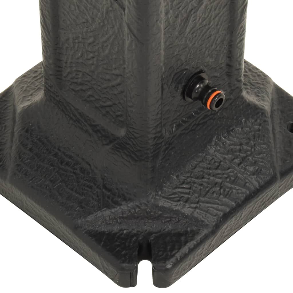 vidaXL Garden Tanker with Faucet Anthracite Stone Look