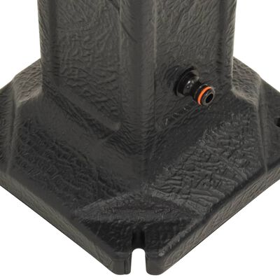 vidaXL Garden Tanker with Faucet Anthracite Stone Look, anthracite vidaXL Garden Tanker with Faucet Anthracite Stone Look