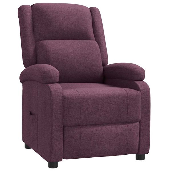 vidaXL Recliner Chair Cream Fabric