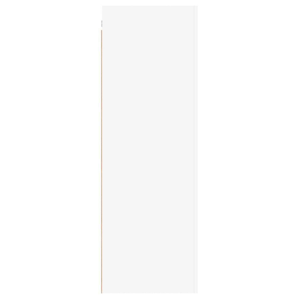 vidaXL TV Cabinets 2 pcs White 30.5x30x90 cm Engineered Wood