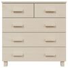 vidaXL Sideboard HAMAR Honey Brown 79x40x80 cm Solid Wood Pine