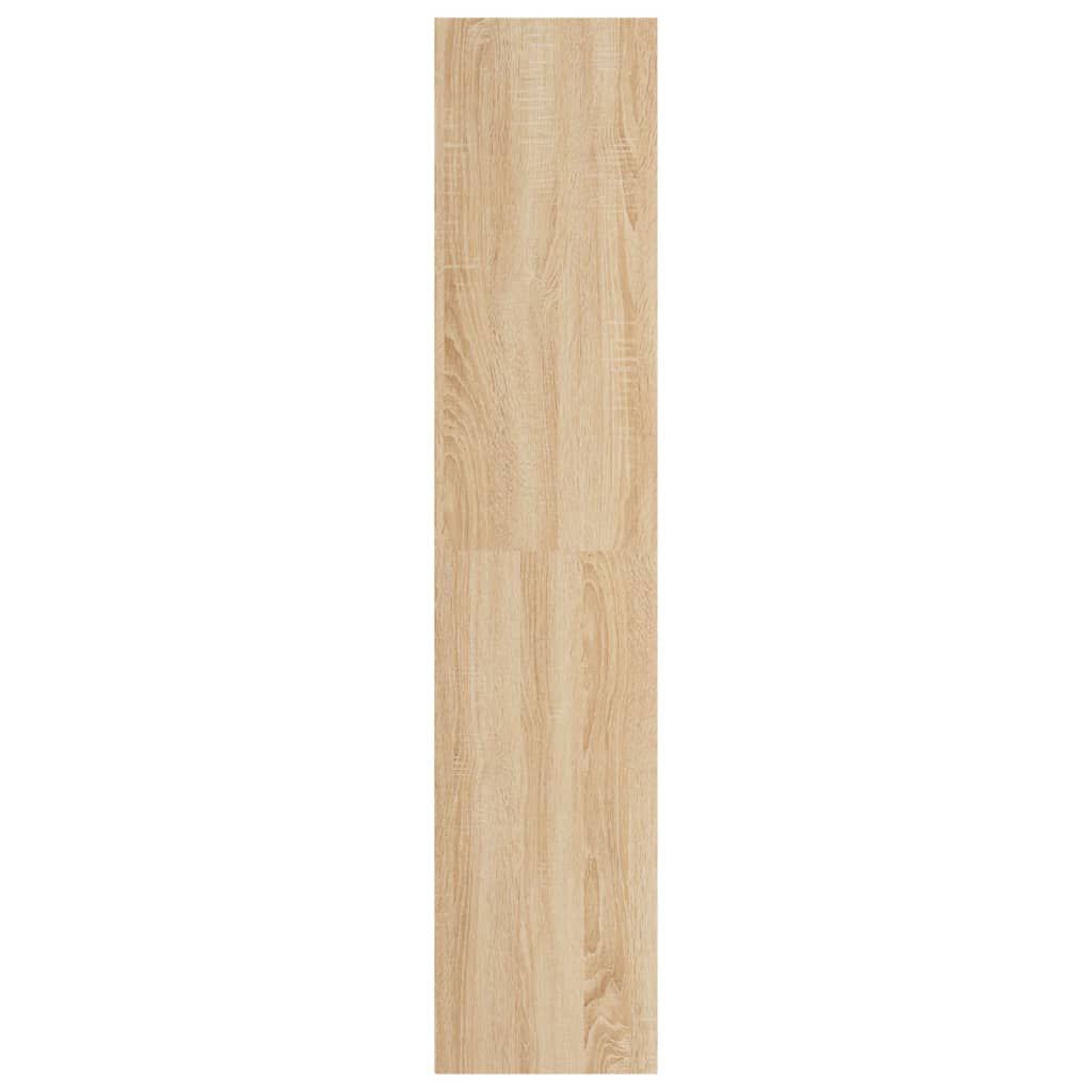 vidaXL Book Cabinet/TV Cabinet Sonoma Oak 36x30x143 cm Engineered Wood