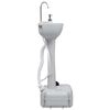 vidaXL Portable Camping Handwash Stand and Water Tank Set