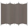 vidaXL 6-Panel Room Divider Anthracite 300x200 cm Fabric