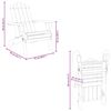 vidaXL Garden Adirondack Chairs 2 pcs Solid Wood Acacia