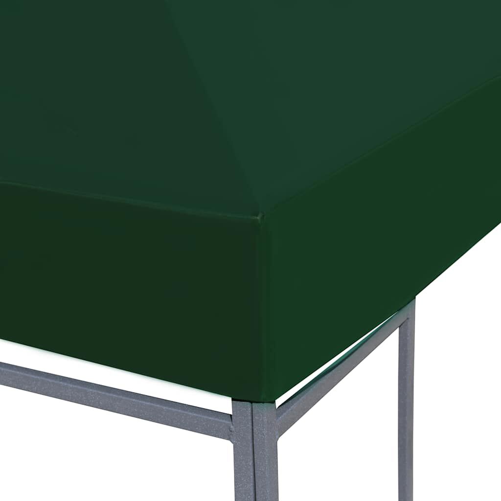 vidaXL Gazebo Top Cover 310 g/m² 3x3 m Green