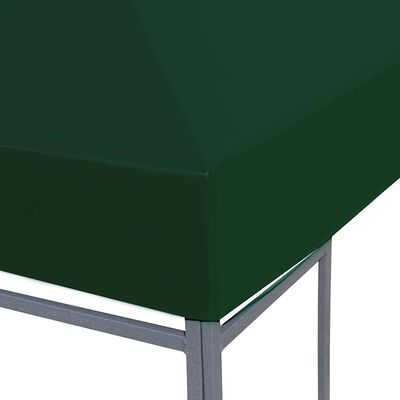 vidaXL Gazebo Top Cover 310 g/m² 3x3 m Green, green vidaXL Gazebo Top Cover 310 g/m² 3x3 m Green