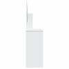 vidaXL Dressing Table with Mirror White 86.5x35x136 cm