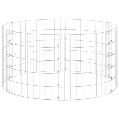 vidaXL Garden Composter Ø100x50 cm Galvanised Steel,  vidaXL Garden Composter Ø100x50 cm Galvanised Steel