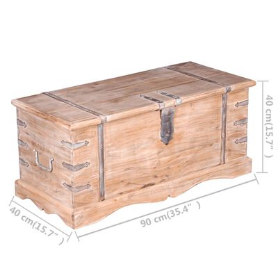vidaXL Storage Chest Acacia Wood, light brown vidaXL Storage Chest Acacia Wood