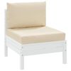 vidaXL Pallet Cushions 2 pcs Beige Oxford Fabric