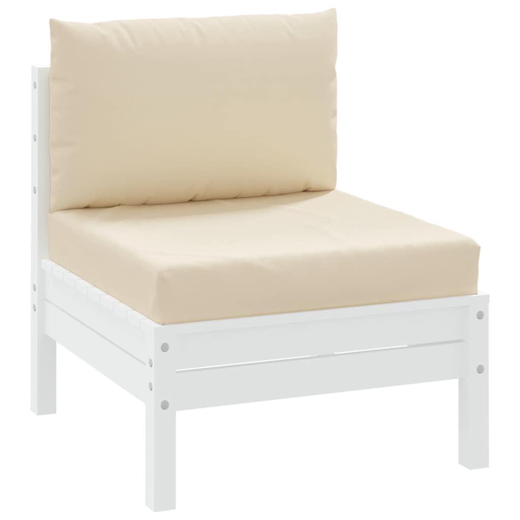 vidaXL Pallet Cushions 2 pcs Beige Oxford Fabric