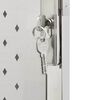 vidaXL Garden Gate 100x145 cm Stainless Steel