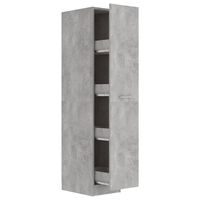 vidaXL Apothecary Cabinet Concrete Grey 30x42.5x150 cm Engineered Wood, concrete grey vidaXL Apothecary Cabinet Concrete Grey 30x42.5x150 cm Engineered Wood