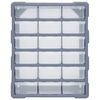 vidaXL Multi-drawer Organiser with 18 Middle Drawers 38x16x47 cm