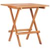vidaXL Folding Bistro Table 60x60x65 cm Solid Teak Wood