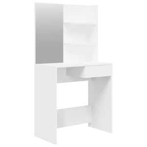 vidaXL Dressing Table with Mirror White 74,5x40x141 cm
