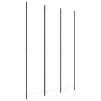 vidaXL 3-Panel Room Divider White 150x220 cm Fabric, white vidaXL 3-Panel Room Divider White 150x220 cm Fabric