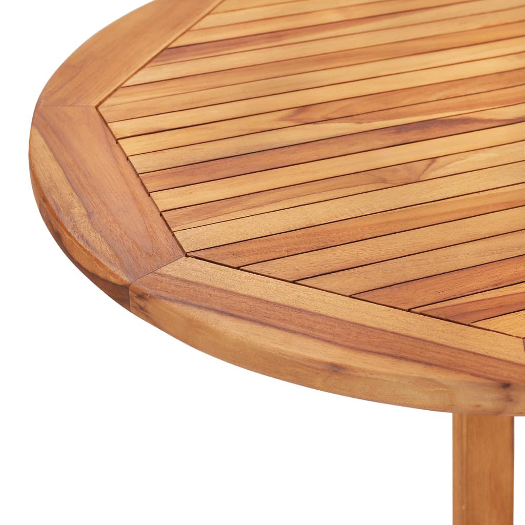 vidaXL 5 Piece Folding Outdoor Dining Set Solid Teak Wood