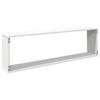 vidaXL Wall Cube Shelf 2 pcs White 100x15x30 cm Engineered Wood