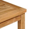 vidaXL 3 Piece Garden Dining Set 80x80 cm Solid Teak Wood