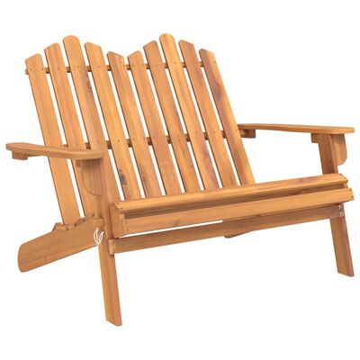 vidaXL 3 Piece Adirondack Garden Lounge Set Solid Wood Acacia