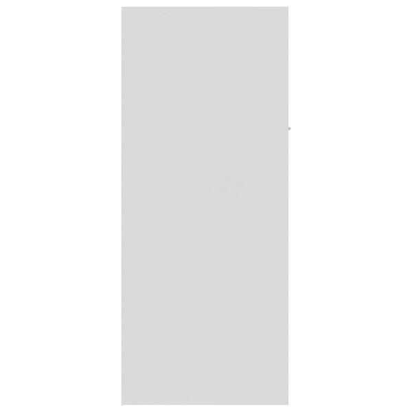 vidaXL Shoe Cabinet White 60x35x84 cm Engineered Wood