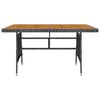 vidaXL 7 Piece Outdoor Dining Set Poly Rattan Grey