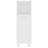 vidaXL 3 Piece Bathroom Furniture Set White Engineered Wood