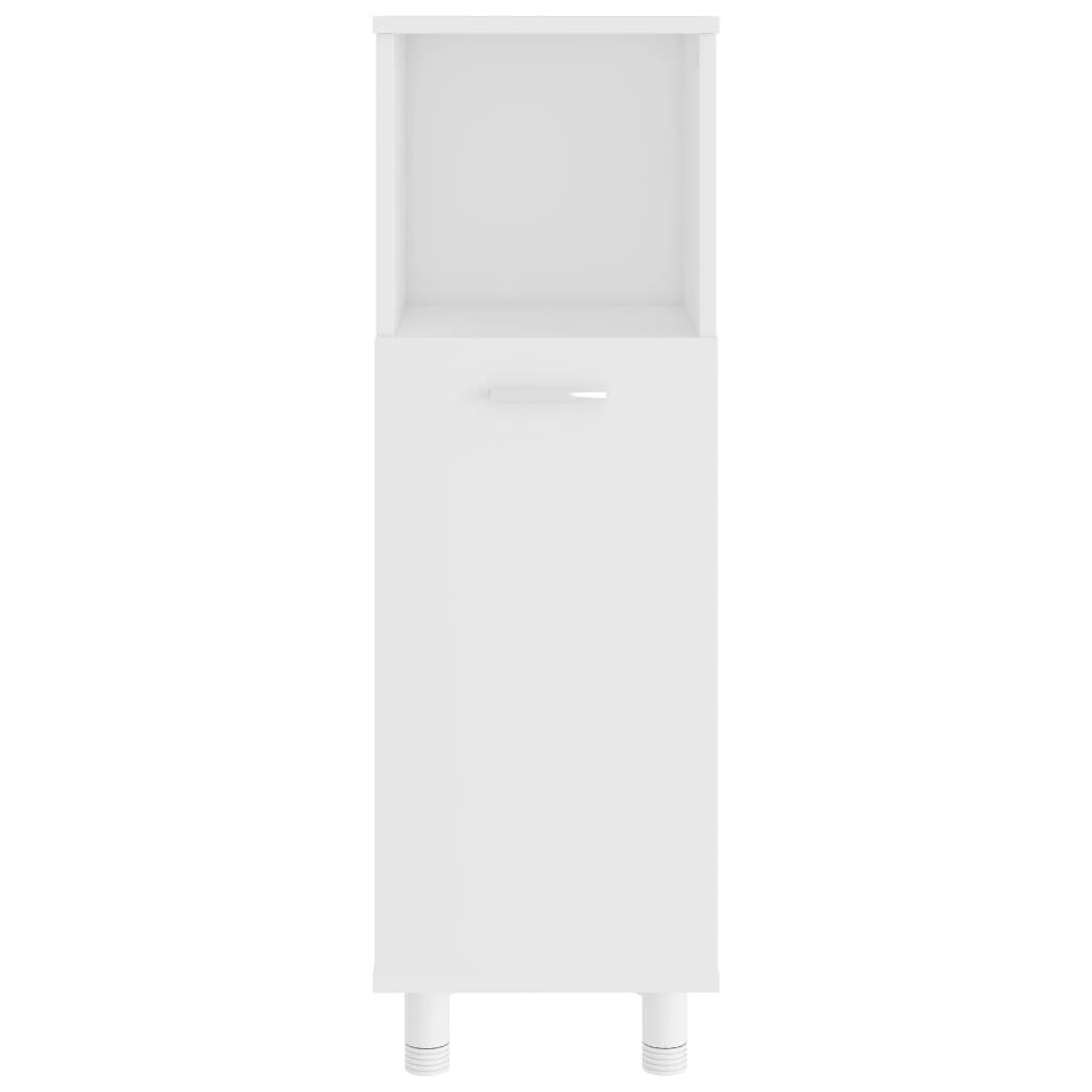 vidaXL 3 Piece Bathroom Furniture Set White Engineered Wood