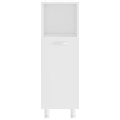 vidaXL 3 Piece Bathroom Furniture Set White Engineered Wood, white vidaXL 3 Piece Bathroom Furniture Set White Engineered Wood