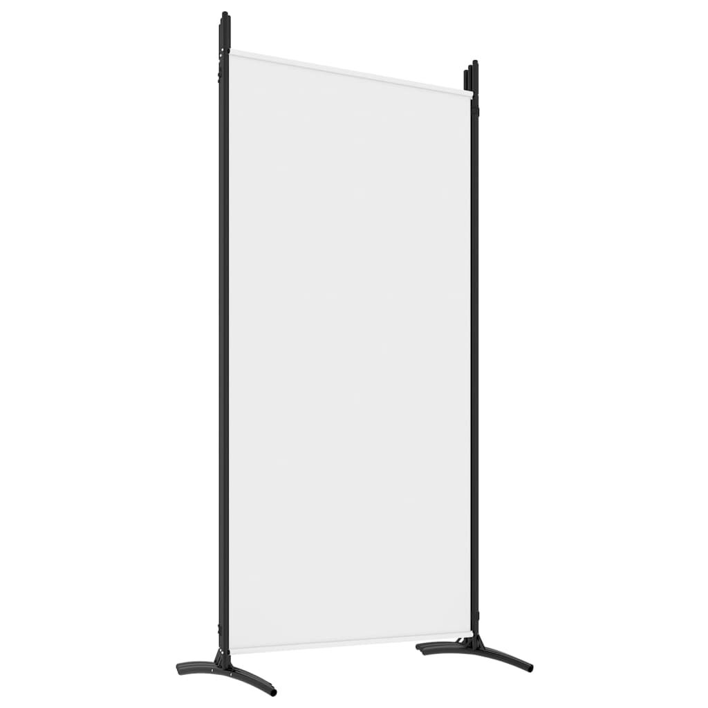 vidaXL 6-Panel Room Divider White 520x180 cm Fabric