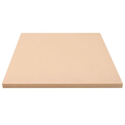 vidaXL 2 pcs MDF Sheets Square 60x60 cm 25 mm