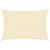 vidaXL Sunshade Sail 160 g/m&sup2; Cream 4x5 m HDPE