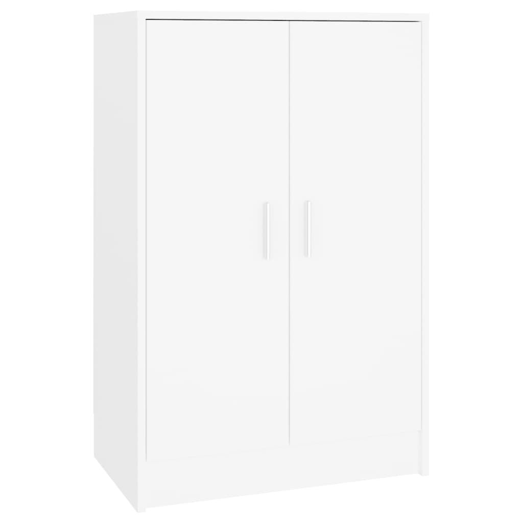 vidaXL Shoe Cabinet White 60x35x92 cm Engineered Wood