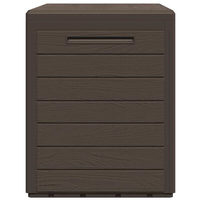 vidaXL Garden Storage Box Brown 78x44x55 cm, brown vidaXL Garden Storage Box Brown 78x44x55 cm