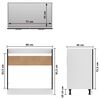 vidaXL Sink Bottom Cabinet Lyon Black 80x46x81.5 cm Engineered Wood
